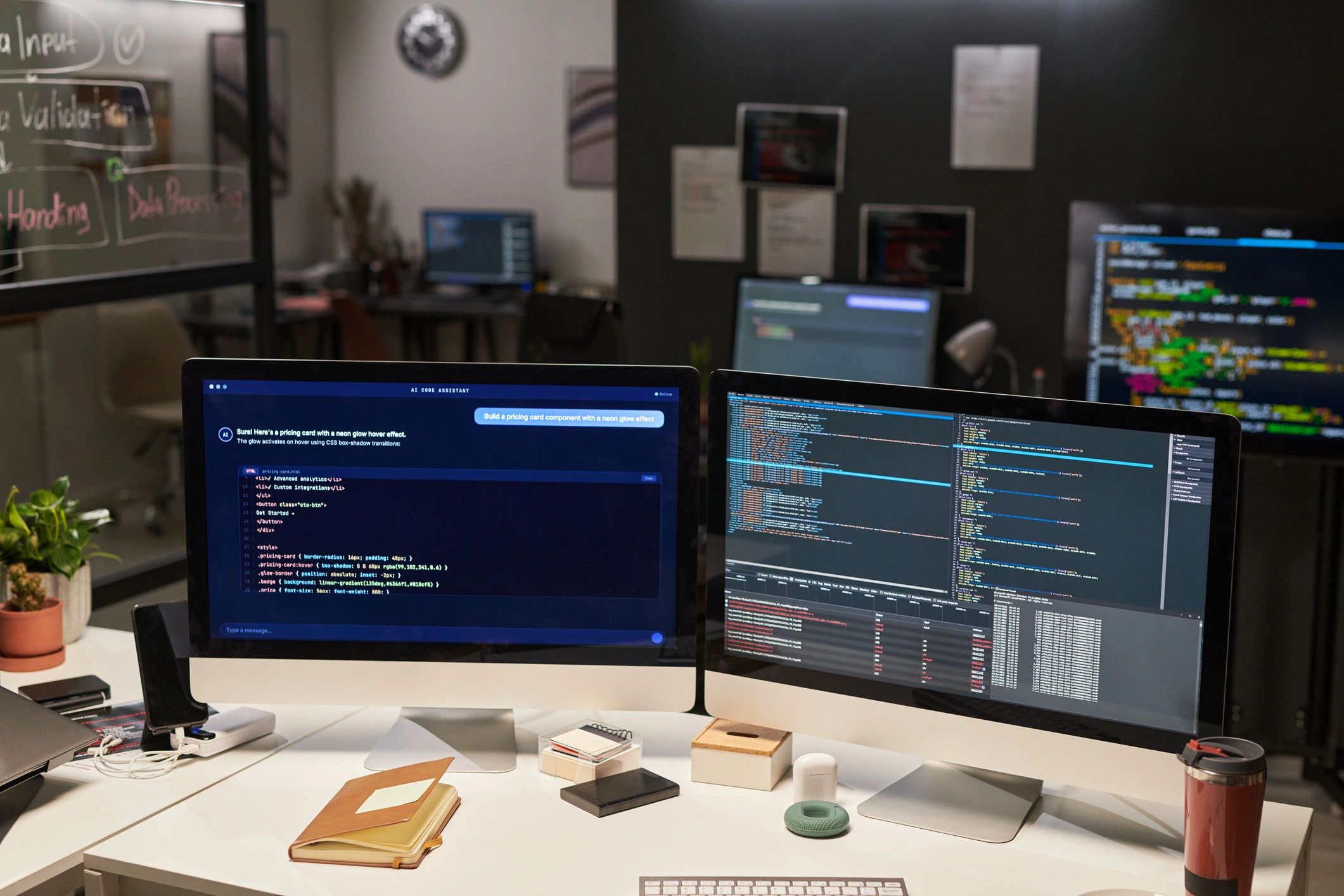 Developer workstation with secure coding environment