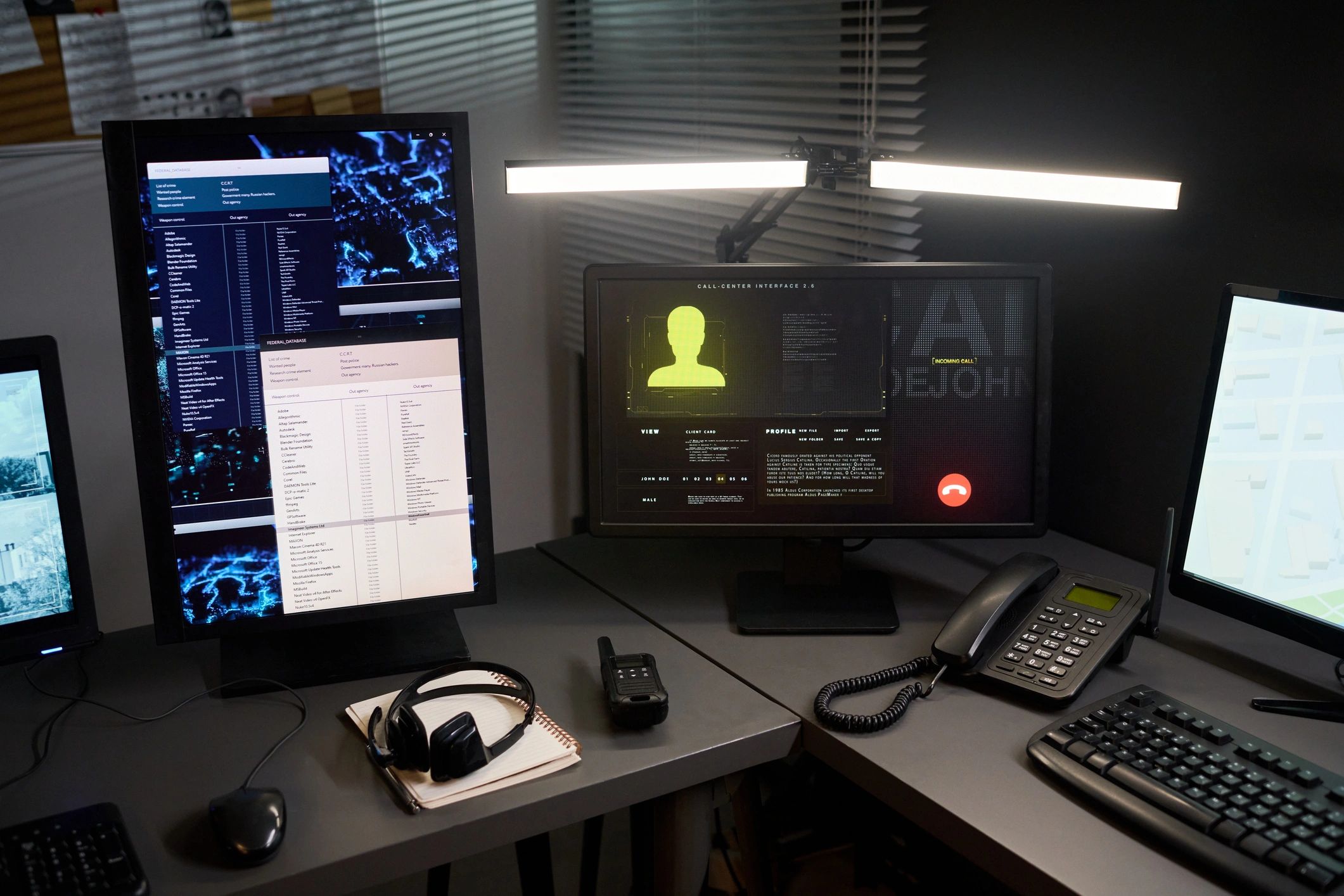 IT operations workstation for network monitoring
